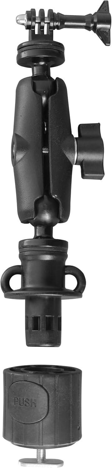 New Upgrade 360 Degree Kayak Action Camera Mount Universal Adjustable,Compatible with Hero 12 11 10 9 8 7,Ball Head Camera Mount,Kayak Rail Track ...