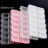 ARTIBETTER 4 Pcs Jewelry Storage Box 12 Compartments Clear Plastic Storage Case Nail Art Container for Glitter, Beads, Sequins, Jewelry Storage...