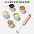 Milk Frother Handheld, Electric Frother Wand With Stand, Coffee Frother With USB Rechargeable 3 Speeds, Mini Frother for Coffee Latte, Cappuccino,...