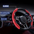 New Fluffy Anti-Skid Steering Wheel Cover Segmented Protector Safe and Non Slip Car Accessory and Durable Easy to Install for Steering Wheels of U...