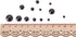 PH PandaHall Black Flat Backed Pearls, 690pcs Half Round Pearl Beads 6 Sizes Pearl Cabochon Faux Pearl Beads for DIY Scrapbook Phone Case Wedding ...