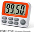 Digital Countdown Kitchen Timer - AIMILAR Count Up Down Magnetic Timer Clock with Loud Alarm Fast Setting for Cooking Baking Gym Students...