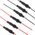 TOMALL 1 Pin Way 18 AWG Waterproof Connector for Electrical Quick Plug socket 1 Wire Pigtail 1.5mm Series (Pack of 6)...