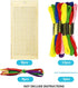 8Pcs Art and Crafts Sewing Wooden Bookmark Cross Stitch Embroidery Kit + 12pcs Sewing Threads for Beginner and Teens(Not Include Instructions)......