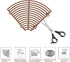 2Pack Plant Pot Grid, Cuttable Flower Pot Soil Cover Protectors with Deep Stakes, Dogs, Cats Digging Stopper, Plant Grid Pot Cover, 19cm/7.5in Dia...