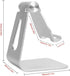 Cell Phone Tablet Stand Adjustable Multi-Angle Aluminum Non-Slip Dock Holder Cradle Charger Station Mount Foldable Portable Desktop Organizer Tabl...