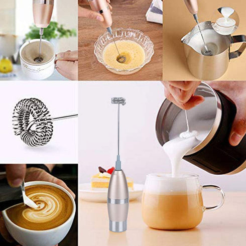 Fdit Foam Maker Electric Milk Mixer, Egg Beater, Coffees, Smoothies Whipped Cream for Home Kitchen...