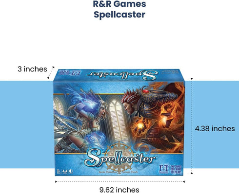 R&R Games Spellcaster, 2014 Game Expansion, 4 New Additional Playing Cards, Card Game for Adults and Kids, Games for Family Night...