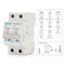 DC 2 Pole Miniature Circuit Breaker, 500V 50Amp, Thermal Magnetic Trip, 6KA Breaking Capacity MCB for Solar DC System, Ship, Solar Power Sysetm....