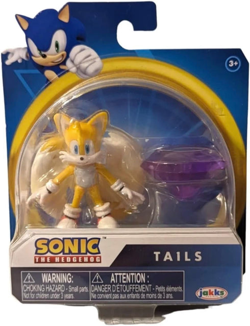 Sonic The Hedgehog 2.5 Inch Action Figure - Tails with Emerald...