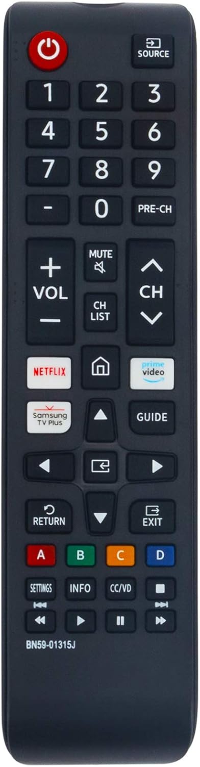 BN59-01315J Remote fit for Samsung TV UN43TU7000F UN50TU7000F UN55TU7000F UN58TU7000F UN58TU700DF UN65TU7000F UN70TU7000F UN70TU700DF UN75TU7000F ...