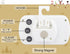 AEVETE Waterproof Digital Refrigerator Thermometer Large LCD, Freezer Room Thermometer with Magnetic Back, No Frills Easy to Read...