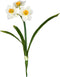 Vickerman 13‘’ Artificial Cream Narcissus Spray. Includes 3 Sprays per Pack....