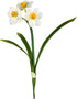 Vickerman 13‘’ Artificial Cream Narcissus Spray. Includes 3 Sprays per Pack....