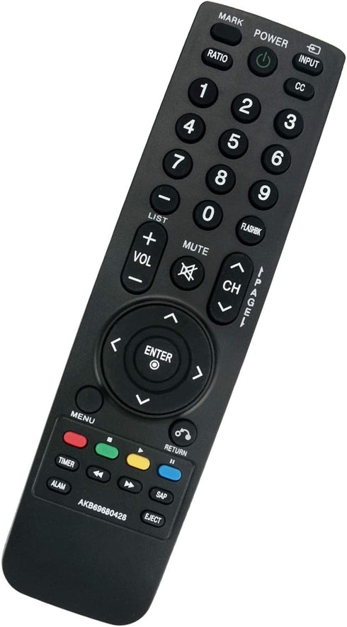 Replace Remote AKB69680428 Compatible with 32LH250H 37LH265H 32LH255H 32LH240H 37LH250H 37LH255H 37LH260H LG LED LCD Smart TV...