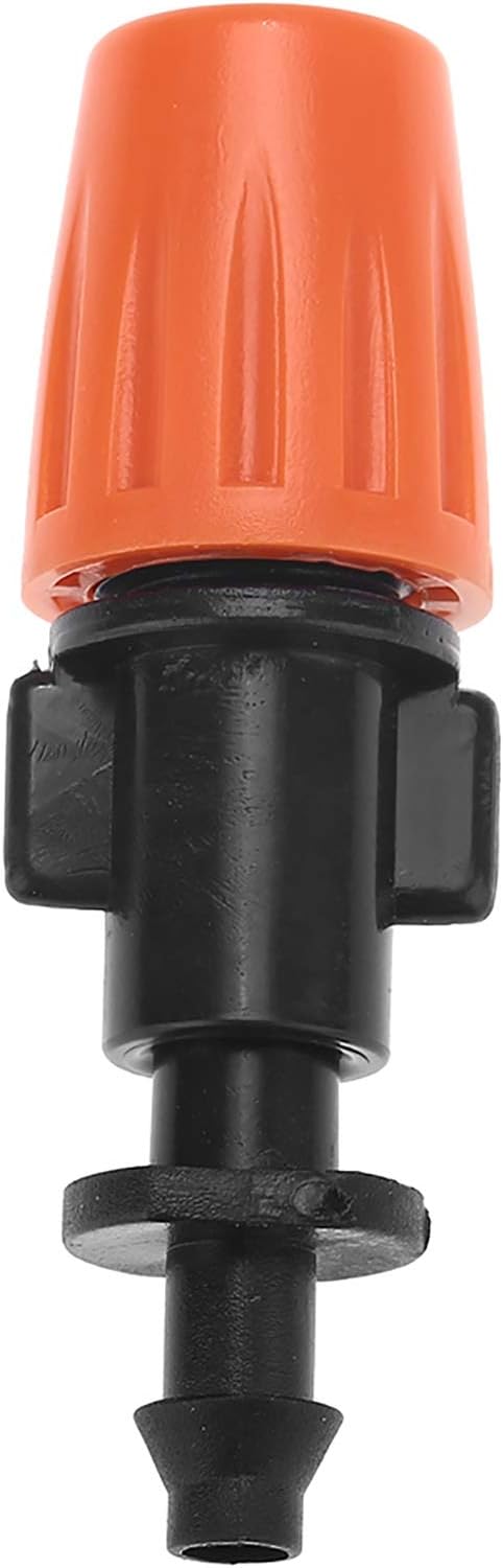 Zerone 50 Pcs Misting Nozzles for Drip Irrigation, Sprinkler Head Atomizer, Adjustable Mist Nozzles Drip Irrigation System Kits...