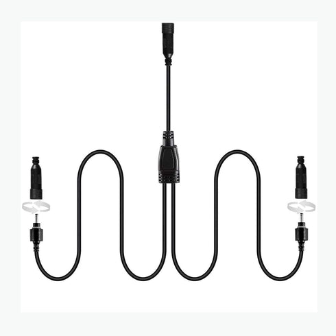 2-in-1 Splitter for Landscape Lighting Garden Path Lights, Connect Two Row Lights to One Adapter...