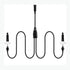2-in-1 Splitter for Landscape Lighting Garden Path Lights, Connect Two Row Lights to One Adapter...