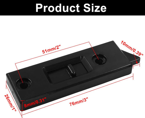 Window Latch Locks Replacement Window Parts and Hardware, Plastic Spring Loaded Sliding Window Tilt Latch for Home Window Accessories, Pack of 8 (...