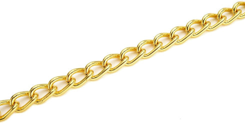 Mogoko Stainless Steel Dog Choke Chain Collar, Puppy Metal P Chain Slip Collar Pet Training Walking Choker(Gold; 4.0mm;24.0 Inch)...