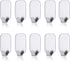 Self Adhesive Hook Stick on Wall 304 Stainless Steel Polished Hanging Clothes Coat Hat Hooks and Strong Heavy Duty Metal Super Power Hooks Storage...