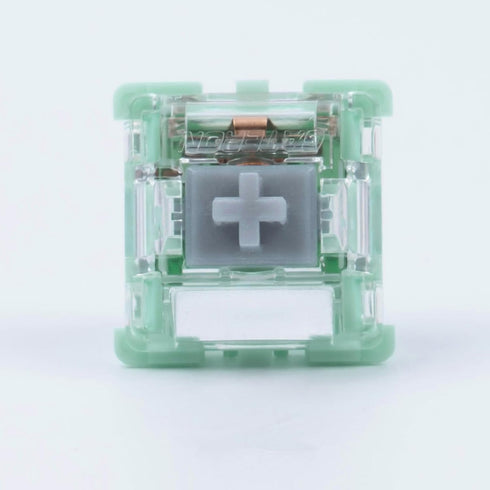 Kutethy X Gateron Jade Series 3.0 Double-Stage Spring Silver Switches,3-Pin 45gf Linear/Pre Lubed for Mechanical Keyboard?Silver,10pcs?...