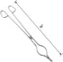 QWORK 16" Stainless Steel Crucible Tongs for Laboratory, Industry...
