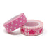 allydrew 10M L x 15mm W Set of 2 Washi Masking Tape, Pink Hearts Art...
