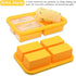Bangp 1-Cup Silicone Freezing Tray with Lid,Silicone Soup Freezer Molds,Silicone Freezer Container,Silicone Molds for Soup and Food Storage - Make...
