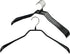 Mawa by Reston Lloyd BodyForm Series Non-Slip Space-Saving Extra Wide Clothes Hanger For Jackets, Suits & Coats, Style 46/L, Set of 5, Black...