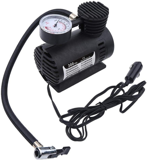 Electric Air Pump, Portable Mini Air Compressor Electric Tire Infaltor Pump 12 Volt Car 300 PSI...