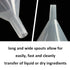 8 Pack Multi-Purpose Plastic Funnels with Long Reaching Spout (4.7”) for Water Bottle, Easy and Smooth Content Transfer by ZMYBCPACK...