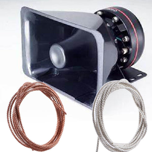 Speaker Wire, Subwoofer Wire Cable, 8 Strands Braided Pure Copper Wire, 1M Speaker Lead Wire, Braided Copper Wire for 8~10 inch Speakers...