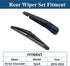 Rear Windshield Wiper Arm with Wiper Blade for Chevrolet Spark 2016-2022 Rear Windshield Back Wiper Arm Blade Replacement OEM # 95391372, 95391371...