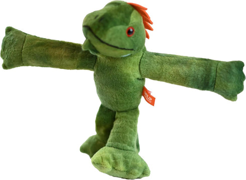 Wild Republic Huggers Iguana, Stuffed Animal, 8 Inches, Slap Bracelet, Plush Toy, Fill is Spun Recycled Water Bottles...