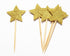 Mefuny 40 Pieces Gold Little Star Cupcake Toppers,Food Picks Baby Shower Decor and Cupcake Party Picks...