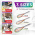 Silicone Whisk Set - Non-Scratch Set of 3 - Mini & Small Sizes - Stainless Steel Whisk - Cookware Wisking Tool...