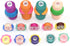 142 Pcs Bobbin Clamps Holders Thread Buddies, Bobbin Holder Clips Color Thread Clips Holder Silicone Spool Huggers Thread Holders for Embroidery Q...