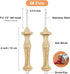 Hand U Journey 8# Fine & 10# Regular Size Beech Wood Handle Punch Needle Rug Hooking Tool Sets-with Oxford Open-Side Design...