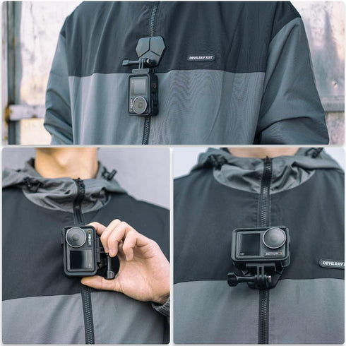 SUREWO Magnetic Action Camera Mount for Gopro,Magnetic Fence Mount Compatible with GoPro Hero 12 11 10 9 8 7 6 5 Black,DJI Osmo Action 3,Crosstour...