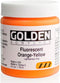 Golden Artist Acrylic, 4 ounce jar, Fluorescent Orange Yellow (4640-4)......