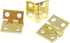 Honbay 50PCS Miniature Dollhouse Hinges Jewelry Box Tiny Hardware Accessories with 200PCS Screws (Gold)...