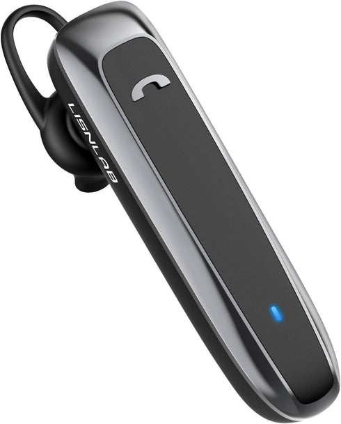 Bluetooth Headset, Wireless Bluetooth Earpiece with 35 Hours Talking Time, V5.2 Hands-Free Bluetooth Headset with Microphone IPX5 Waterproof Half ...