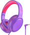 U2 Wired Headphones for Kids Girls for School | Lightweight Folable Youth Headphones for Airplane Travel Classroom | Compatible with PC Laptop Tab...