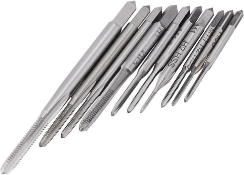 10PCS Micro Taps Bit Hand Screw Thread Taps M1 to M3.5 Thread Screw Tap Tool Set...