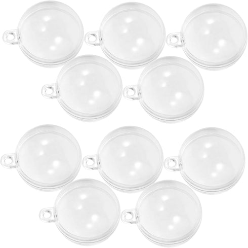 10pcs Fish Float Home Decor Fish Decorations Party Supplies Aquarium Decorations Aquarium Float Balls Fillable Ball Clear Plastic Ornaments Balls ...