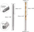 uxcell 5-40 UNC Straight Flute Thread Tap and 2.6mm Twist Drill Bit Set, Titanium Plated 6542 High Speed Steel Drilling Bit Machine Threading Tap...