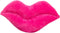 LEVINIS Hot Pink Lip Shape Throw Pillows Girls Soft Velvet Decorative Reversible Pillow Cushion for Bed Couch Office 23.6 x 13.6 Inch...