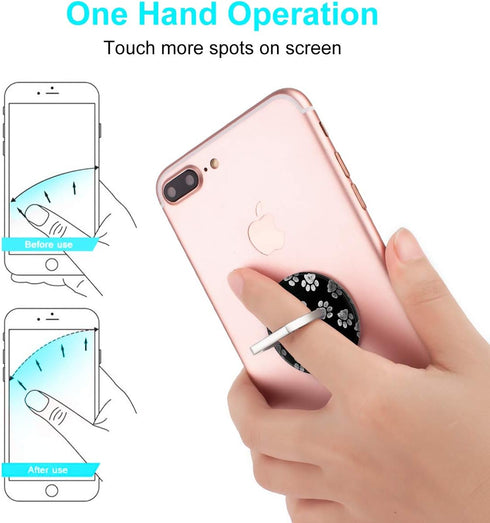 Bonoma Phone Ring Stand, 3 Pack Dog Paws 360 Degree Rotation Finger Grip Stand Holder Compatible with Smartphones and Tablets......