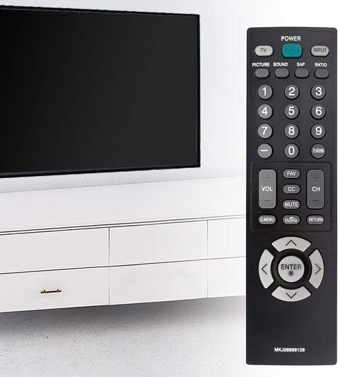 MKJ36998126 Replaced Remote fit for LG TV 32LV2400 42LV4400 47LV4400 55LV4400 32LV2400-UA 47LV4400-UA 55LV4400-UA 42LV4400-UA 32LV2400UA 47LV4400U...